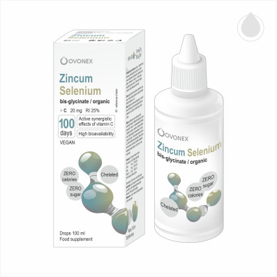 Kapky Liquid OVONEX ZINCUM/SELENIUM 100ml