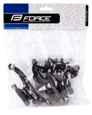 Brzdové čelisti FORCE "V" Al, černé, OEM