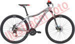 Kolo MAXBIKE Toba Lady 27,5", šedý mat+červená, vel. 15"