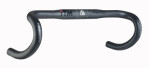 Řidítka ITM TRIANGO BLACK 31,8/420mm, Al/karbon černá