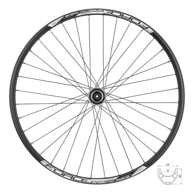 Kolo přední FORCE BASIC DISC 559x19 HBM3050-CL 36d