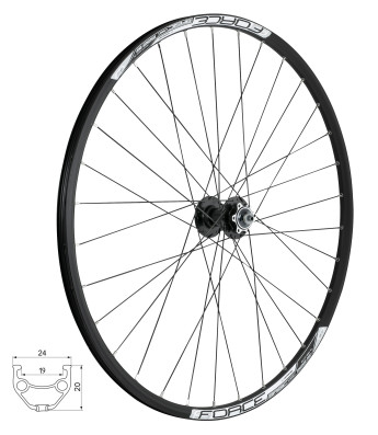 Kolo přední FORCE BASIC DISC 622x19 F804342-6d 32d