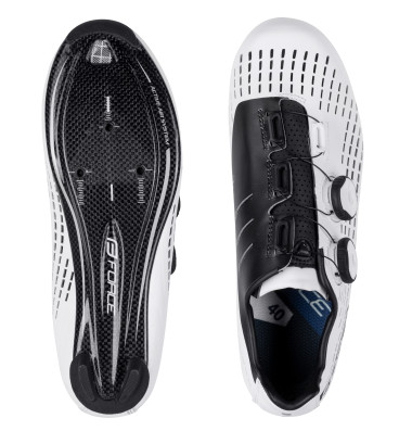 Tretry FORCE ROAD REVOLT CARBON, bílé