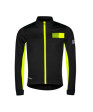 Bunda FORCE FROST KID softshell, černo-fluo