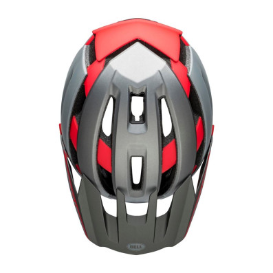 Přilba BELL Super DH Spherical Mat Grey/Red M