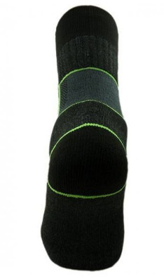 Ponožky dětské HAVEN TREKKING černo/zelené černo/šedé 2 páry