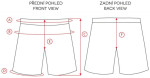 Kalhoty krátké unisex HAVEN PURE černo/zelené