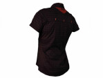 Košile krátká dámská HAVEN Agness Slimfit černá/červená