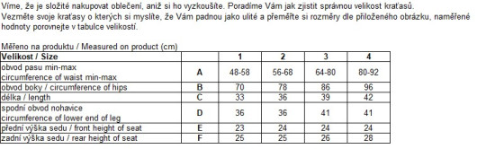 Kalhoty krátké dětské HAVEN TeenAge oranžové