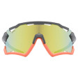 UVEX BRÝLE SPORTSTYLE 228, GREY - ORANGE MAT (5316)