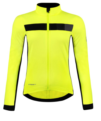 Bunda Force FROST LADY softshell zimní, fluo-černá