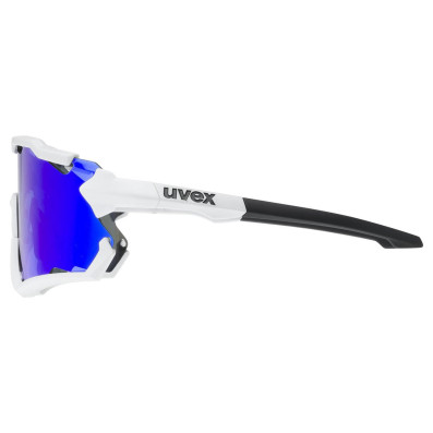 UVEX BRÝLE SPORTSTYLE 228 SET WHITE MAT / MIRROR BLUE (CAT.2) + CLEAR (CAT. 0)