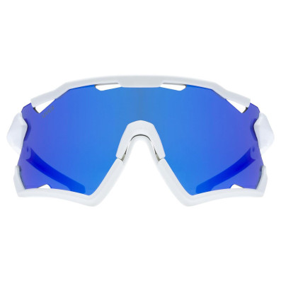 UVEX BRÝLE SPORTSTYLE 228 SET WHITE MAT / MIRROR BLUE (CAT.2) + CLEAR (CAT. 0)