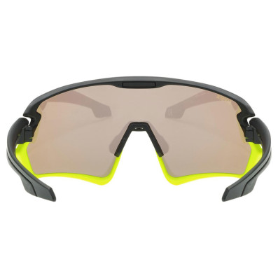 UVEX BRÝLE SPORTSTYLE 231 BLACK LIME MAT / MIRROR YELLOW (CAT.3)
