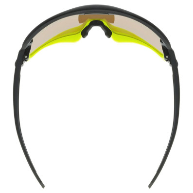 UVEX BRÝLE SPORTSTYLE 231 BLACK LIME MAT / MIRROR YELLOW (CAT.3)