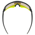 UVEX BRÝLE SPORTSTYLE 231 BLACK LIME MAT / MIRROR YELLOW (CAT.3)