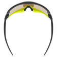 UVEX BRÝLE SPORTSTYLE 231 BLACK LIME MAT / MIRROR YELLOW (CAT.3)