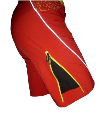 Kalhoty krátké dámské HAVEN SINGLETRAIL WMS červené s cyklovložkou