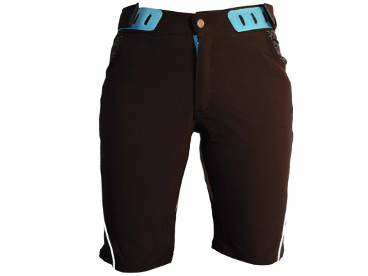 Kalhoty krátké dámské HAVEN SINGLETRAIL WMS černo/modré s cyklovložkou