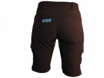 Kalhoty krátké dámské HAVEN SINGLETRAIL WMS černo/modré s cyklovložkou
