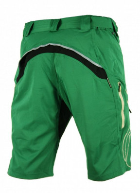 Kalhoty krátké pánské HAVEN NAVAHO SLIMFIT zeleno/béžové s cyklovložkou