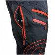 Kalhoty krátké pánské HAVEN NAVAHO SLIMFIT černo/červené s cyklovložkou