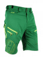 Kalhoty krátké pánské HAVEN NAVAHO SLIMFIT zeleno/žluté s cyklovložkou