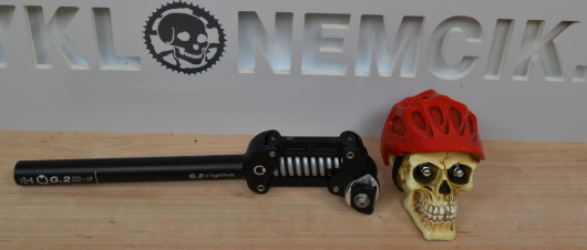 Sedlovka odpružená Schultz G.2 LT 27,2mm, 380mm, cerná, tvrdá 100-130kg