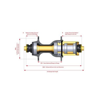 Náboj Novatec D442SB-B12-MS BOOST Al 32 zadní