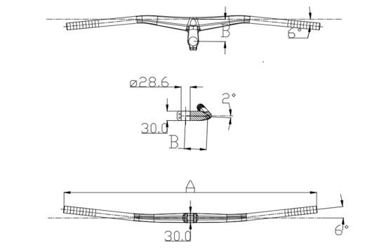 Řidítka STING ST-214