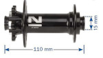 NÁBOJ PŘEDNÍ NOVATEC DISC 32DĚR15/110MM