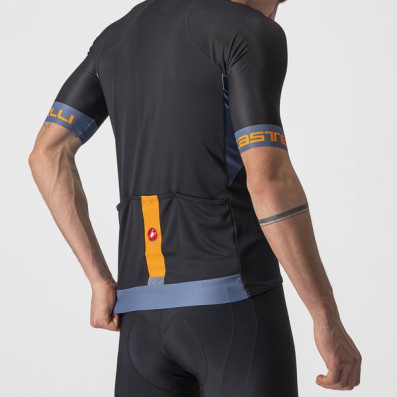 Castelli - pánský dres Entrata VI, light black/light steel blue