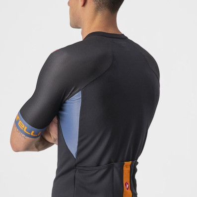 Castelli - pánský dres Entrata VI, light black/light steel blue