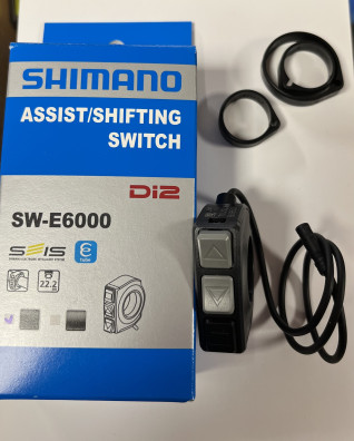 Interrupteur D'Assistance Shimano STEPS SW-E6010-L - Pour VAE (Vélo à Assistance Électrique) - Modèle Gaucher