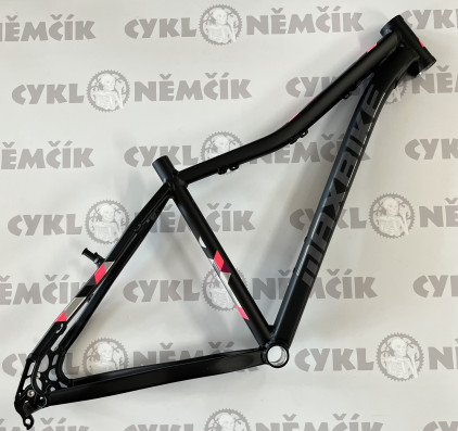 Rám Maxbike M307-D 17" černý matný + fialová V-brake/Disc