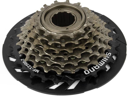 Vícekolečko šroubovací Shimano MF-TZ500 7kolo 14-28 s krytem