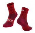 Ponožky FORCE TRACE, červené 42/47