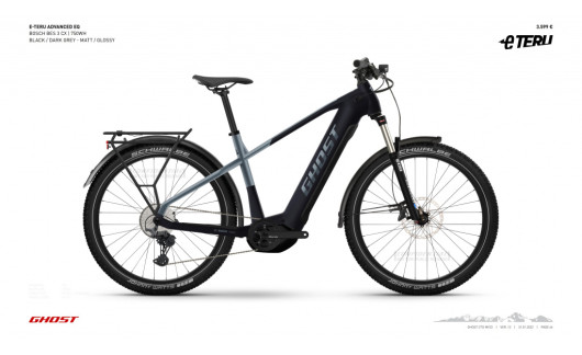 Kolo GHOST E-Teru Advanced 27,5 EQ B750 Black/Grey