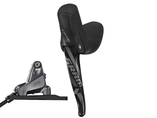 Brzdová páka SRAM Force CX1 + přední kotoučová brzda / pro 1-převodník / Direct Mount