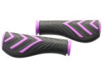 Gripy gumové ergonomické HERRMANS - černo/růžové