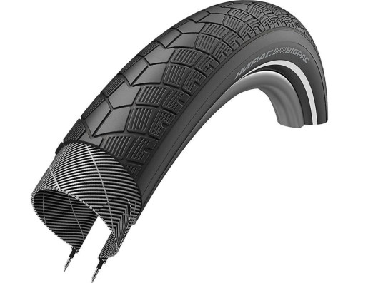 Plášť MTB 26" Schwalbe - IMPAC Bigpac 26x2.00 (50-559) drát, reflex