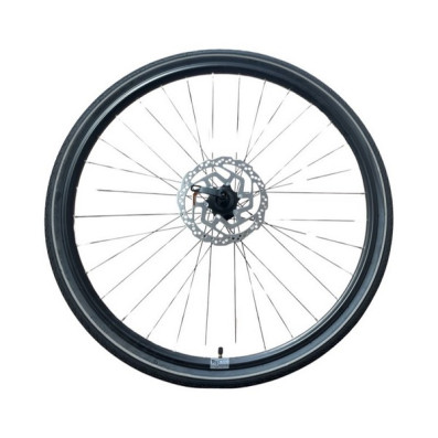 Výplet 622/28" přední, ráfek Remerx Top Disc, náboj Shimano TX505 CL, Disc, obutý