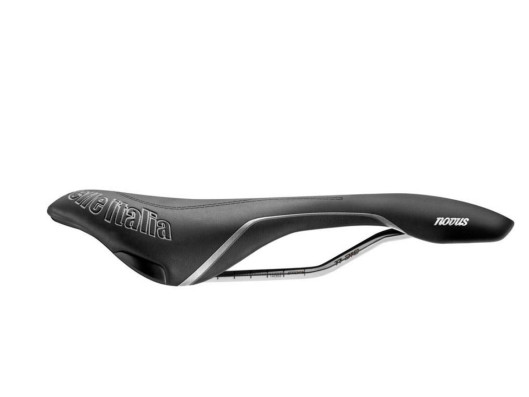 Selle Italia Novus Superflow TI316 -Titanium sedlo černé