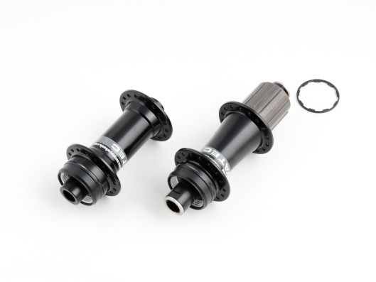 Náboje Novatec D041SB-CL-B12 BOOST 12/110mm + Novatec D982TSB-CL-B12-CL-B12 , Boost 12x148mm ,32děr, přední + zadní