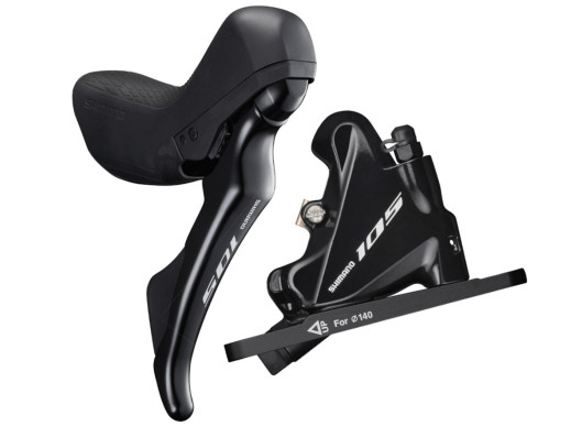 Řadící a brzdové páky Shimano 105 ST-R7020 2x11 + kotoučové brzdy BR-R7070 set přední + zadní