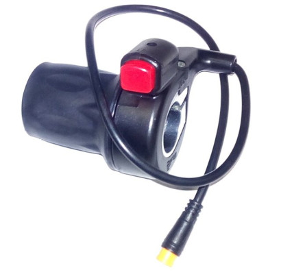 Akcelerátor - otočný s vypínačem (kulatý 3pin WP konektor) /kabel 100mm/