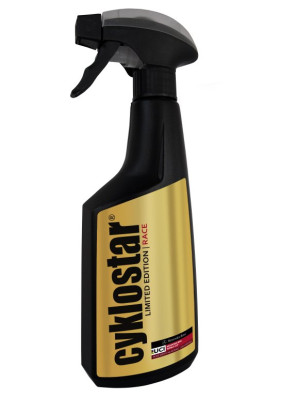 Čistič kol CykloStar originál extra carbon 0.5l Limited Edition Race rozprašovač