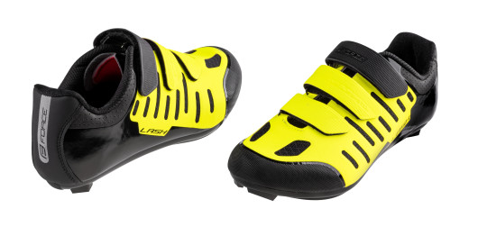 Cyklistické tretry FORCE ROAD LASH fluo-černé