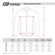 Dámský dres MTB ANGLE dlouhý rukáv, bílo-modrý