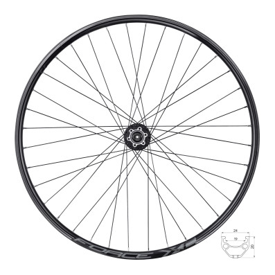 Kolo přední FORCE XC DISC 622x19 HBM475-6d 36d